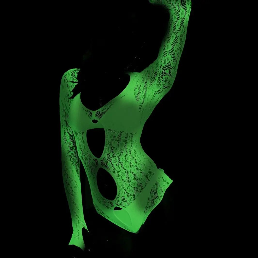 Exciting Luminous Glow In The Dark Bodysuit